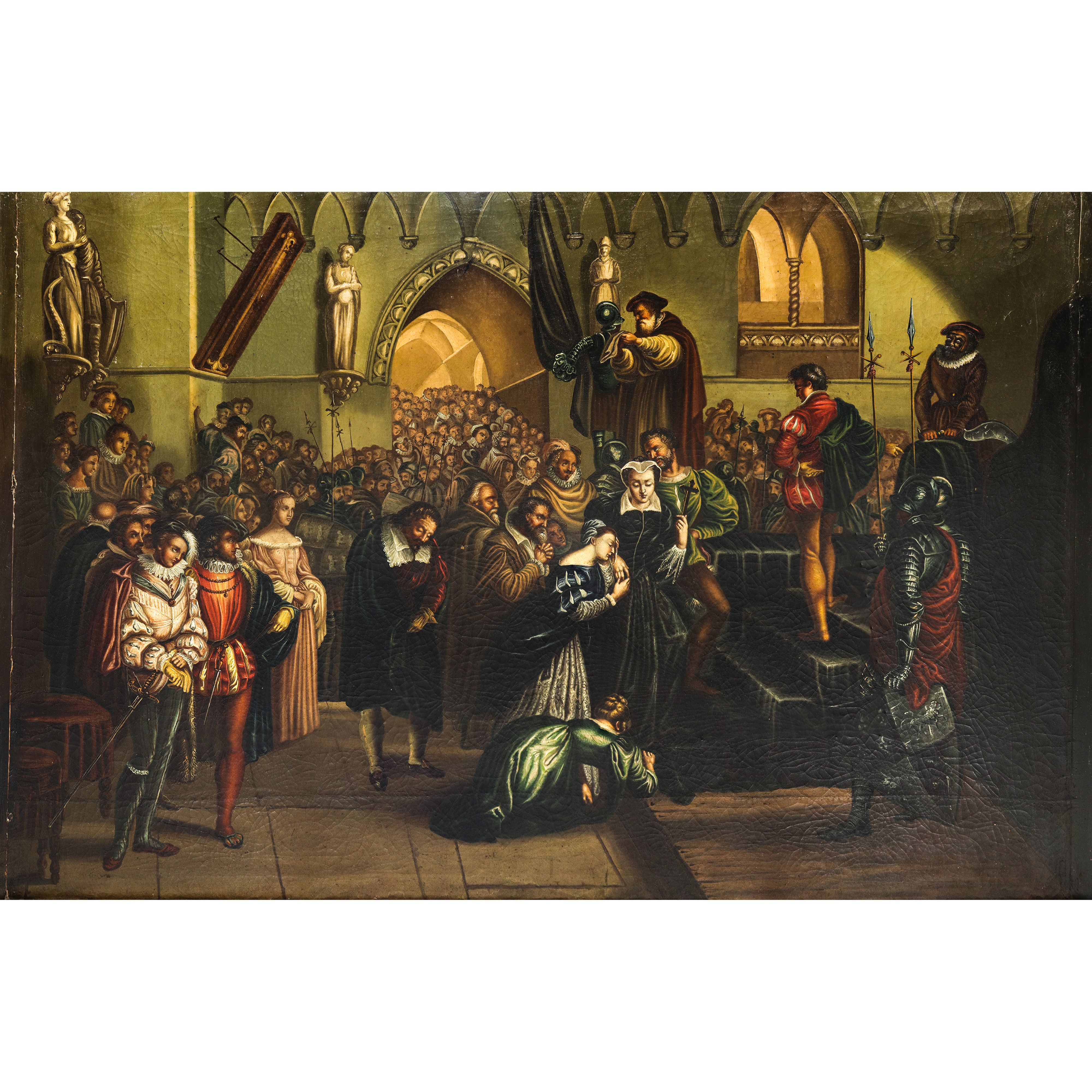 Copia da Francesco Hayez, Maria Stuarda al patibolo, olio su tela