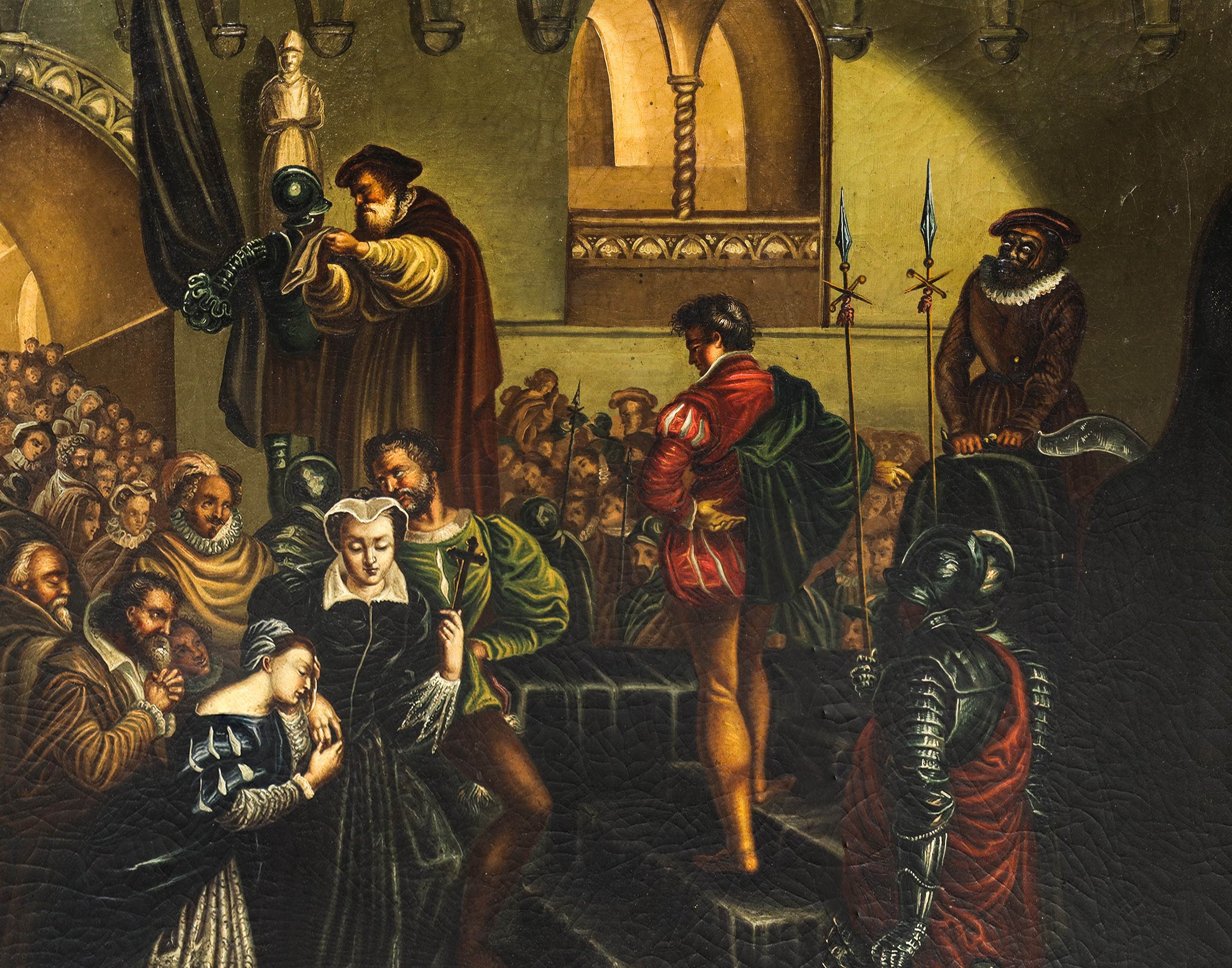 Copia da Francesco Hayez, Maria Stuarda al patibolo, olio su tela