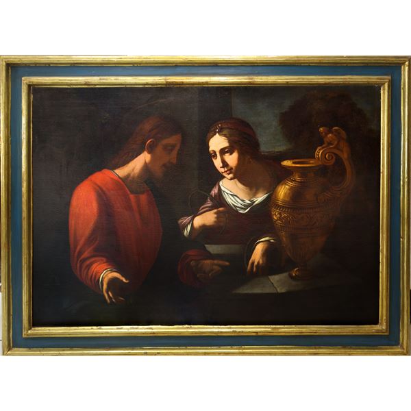 Jesus and the Samaritan woman at the well 