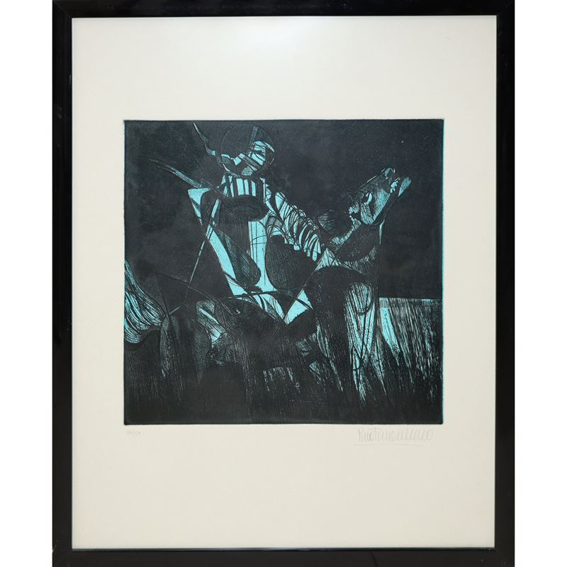 Finocchiaro Pino - Cavaliere nero e azzurro