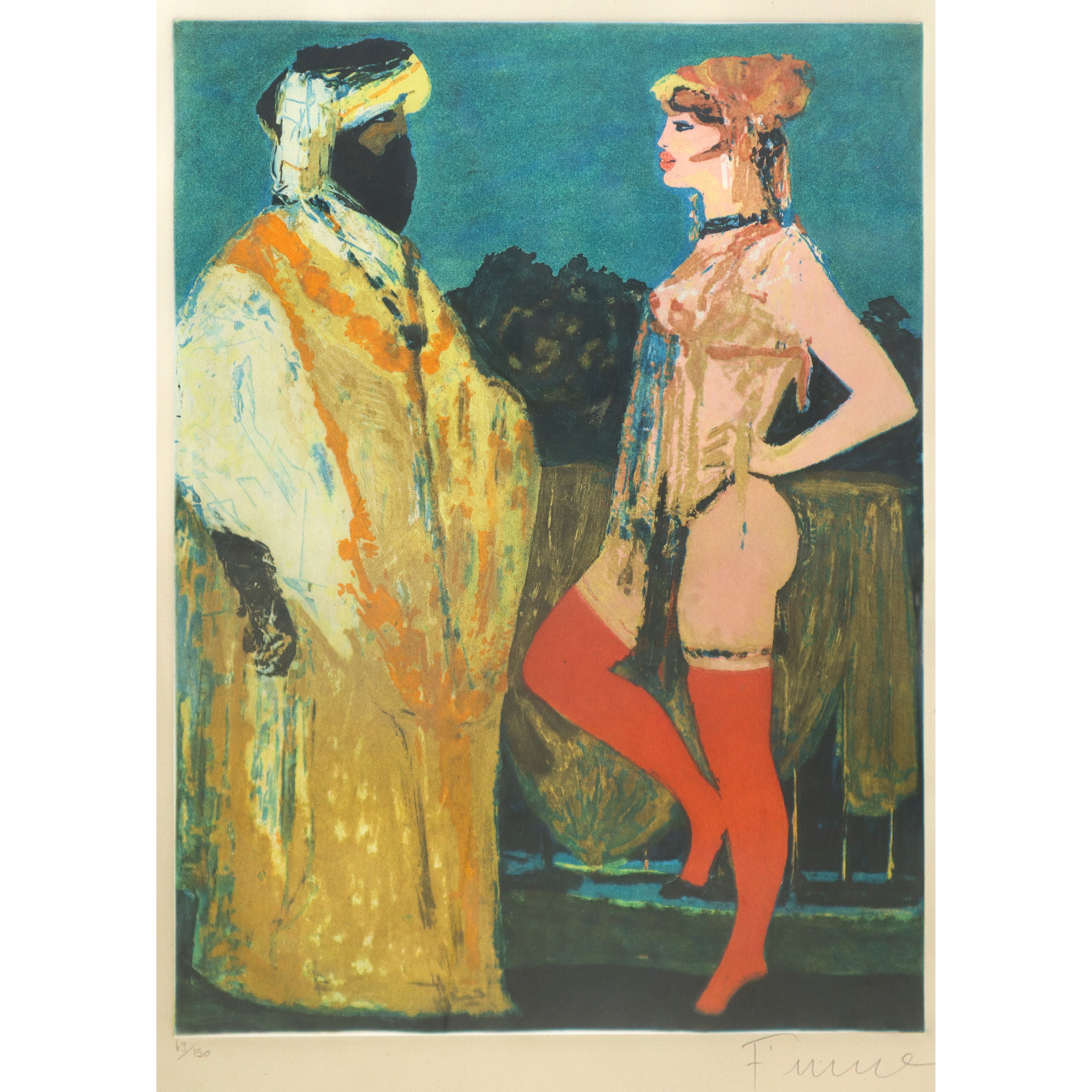 Salvatore Fiume - Sultano e odalisca
