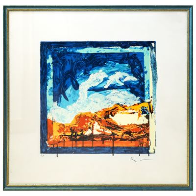 Il Sogno (polimaterico di colore su carta)