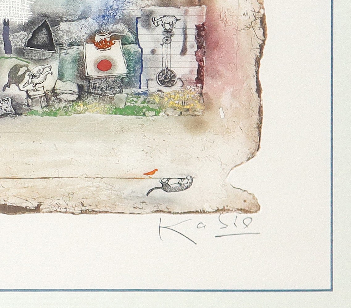 Shahid Kabir - Dejadles Cantar II (tiratura 106/150), disegno o acquerello in cornice