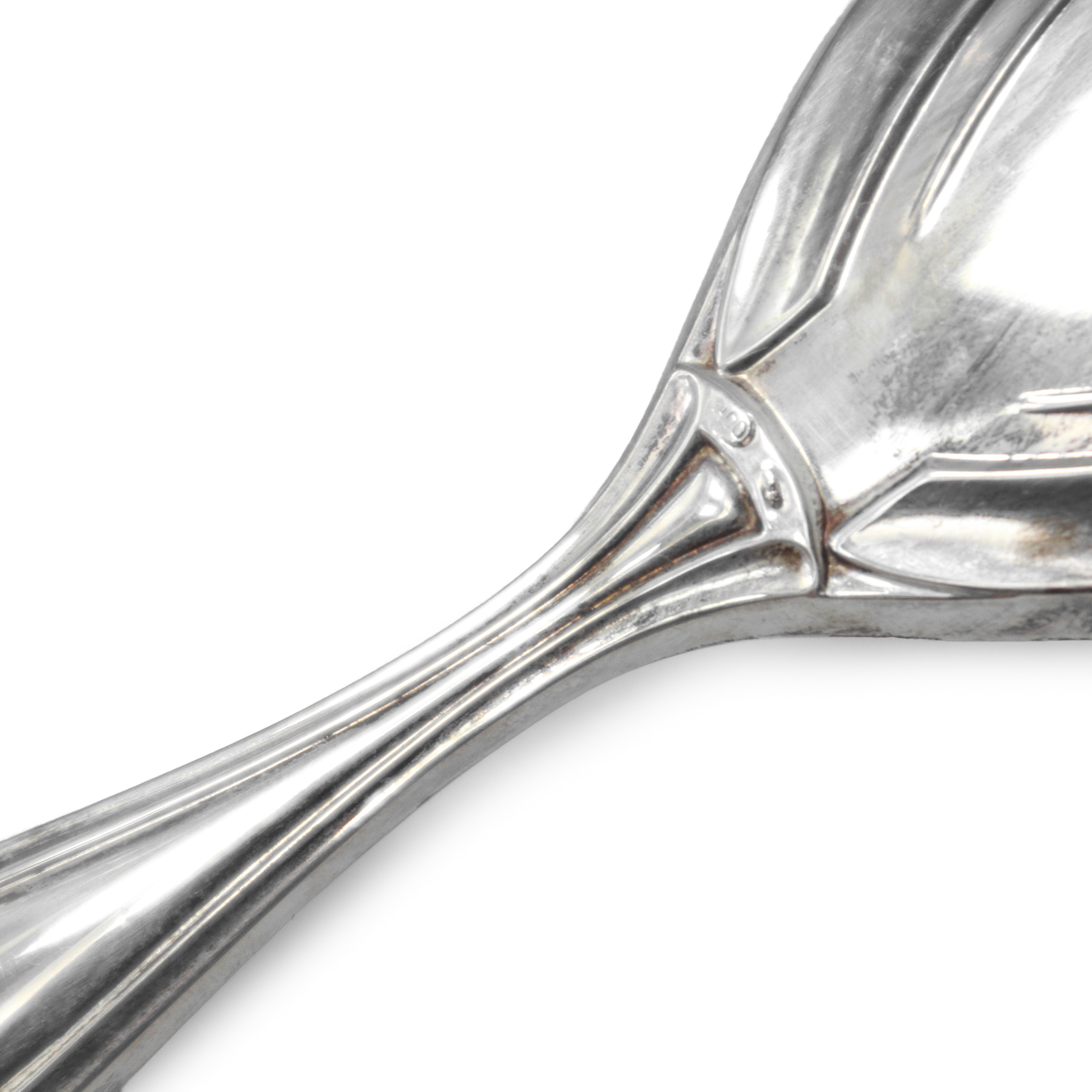 Set da toeletta vintage in argento 800