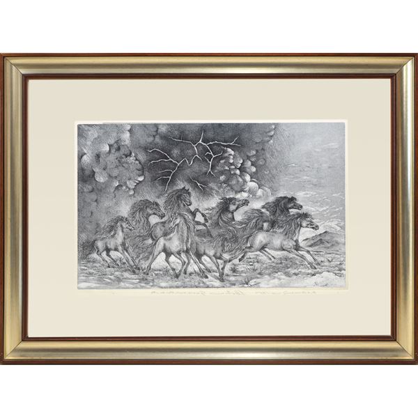 Sebastiano Guarnaccia - Galloping horses