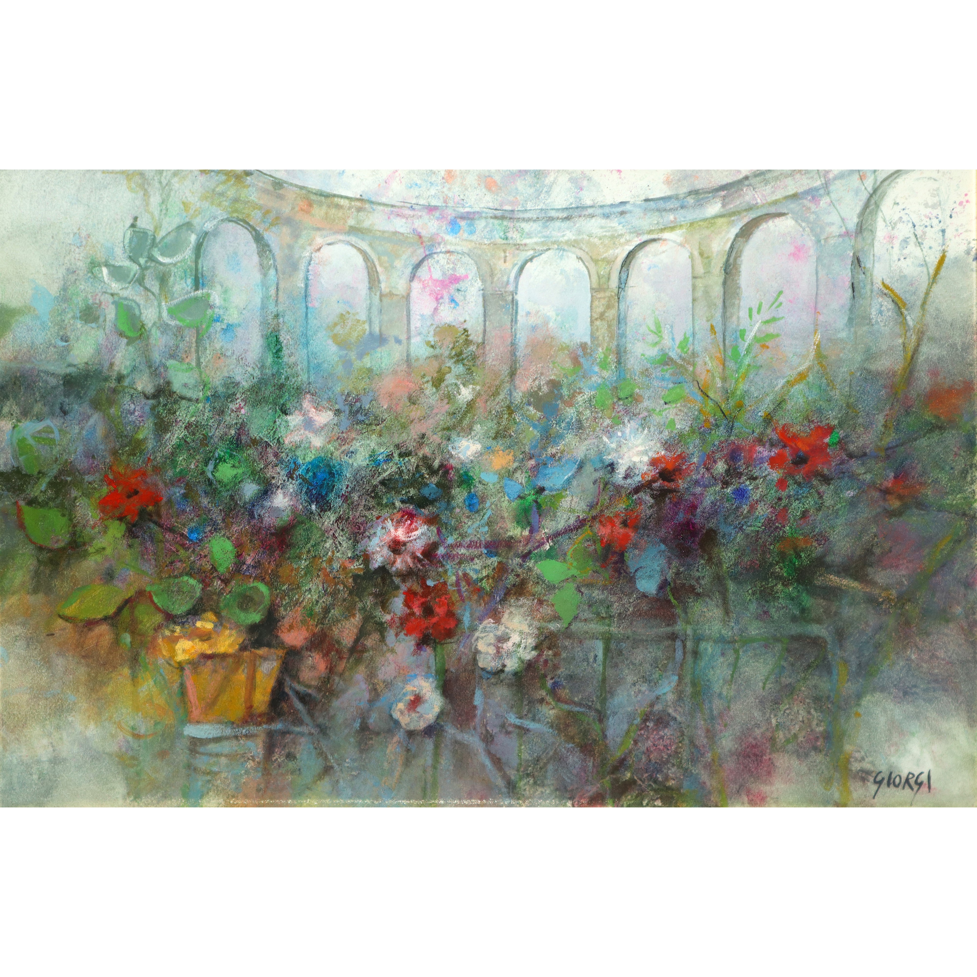 Giuseppe Giorgi - Fiori ed esedra