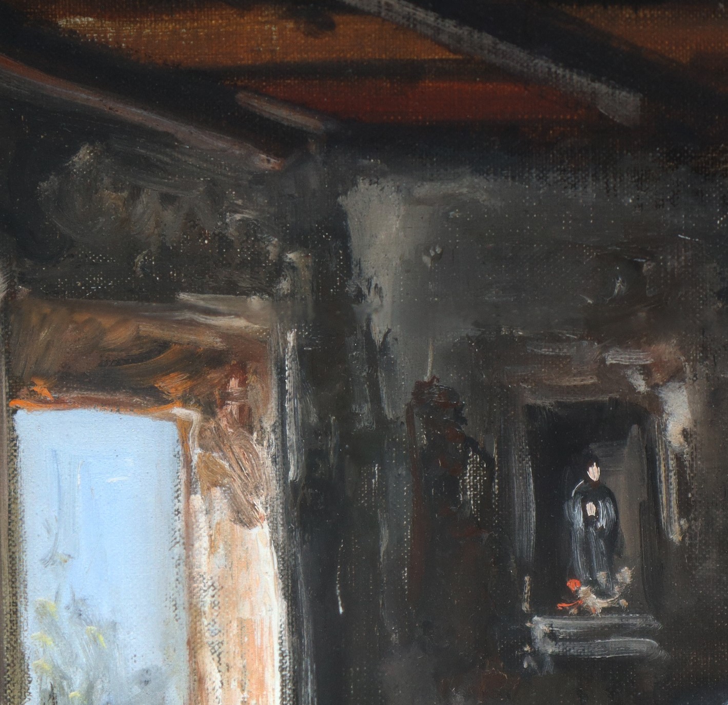 Mario Fattori - Interno Ovile