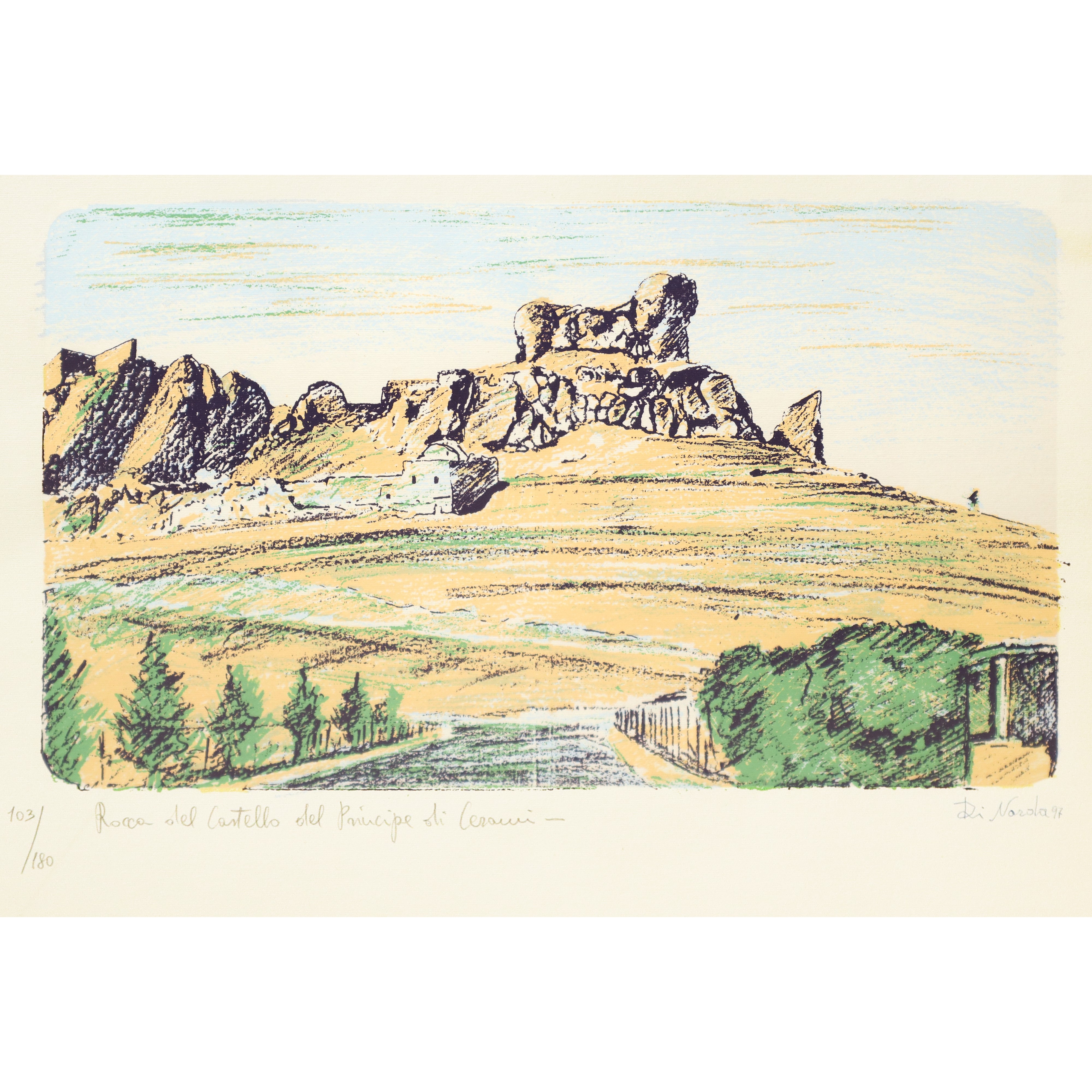 Cesare di Narda - Rocca del Castello del Principe di Cerami