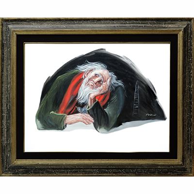 La farfalla, olio su tela (1990)