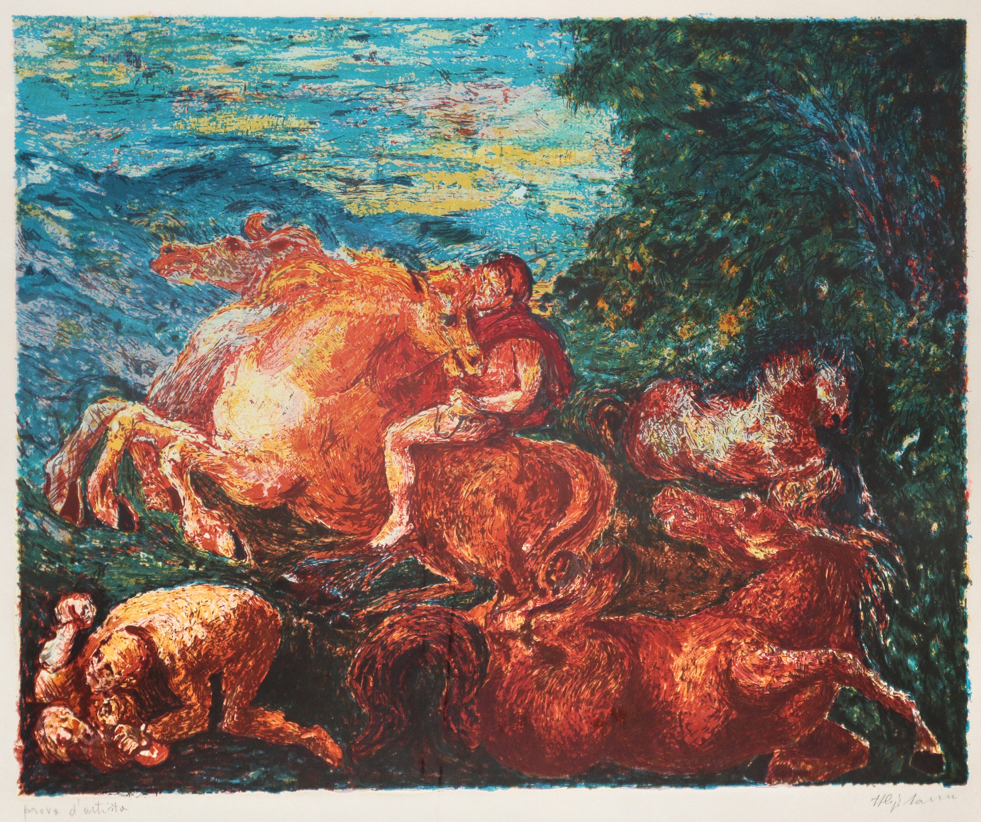 Aligi Sassu - Cavaliere