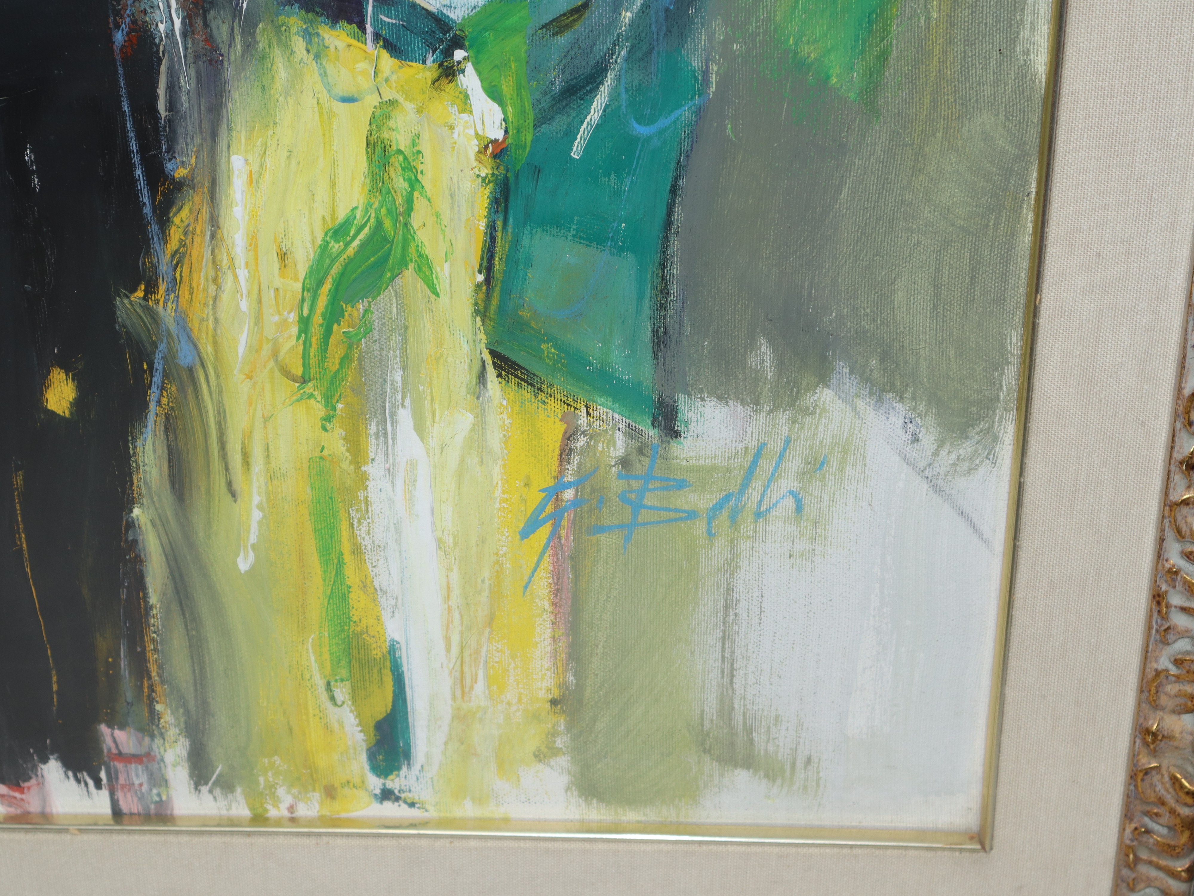 Belli, Due dame, olio su tela (XX secolo)