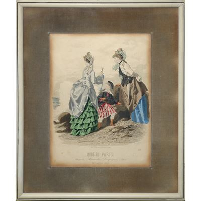 Lampugnani editore, Mode di Parigi (incisione, 1873)