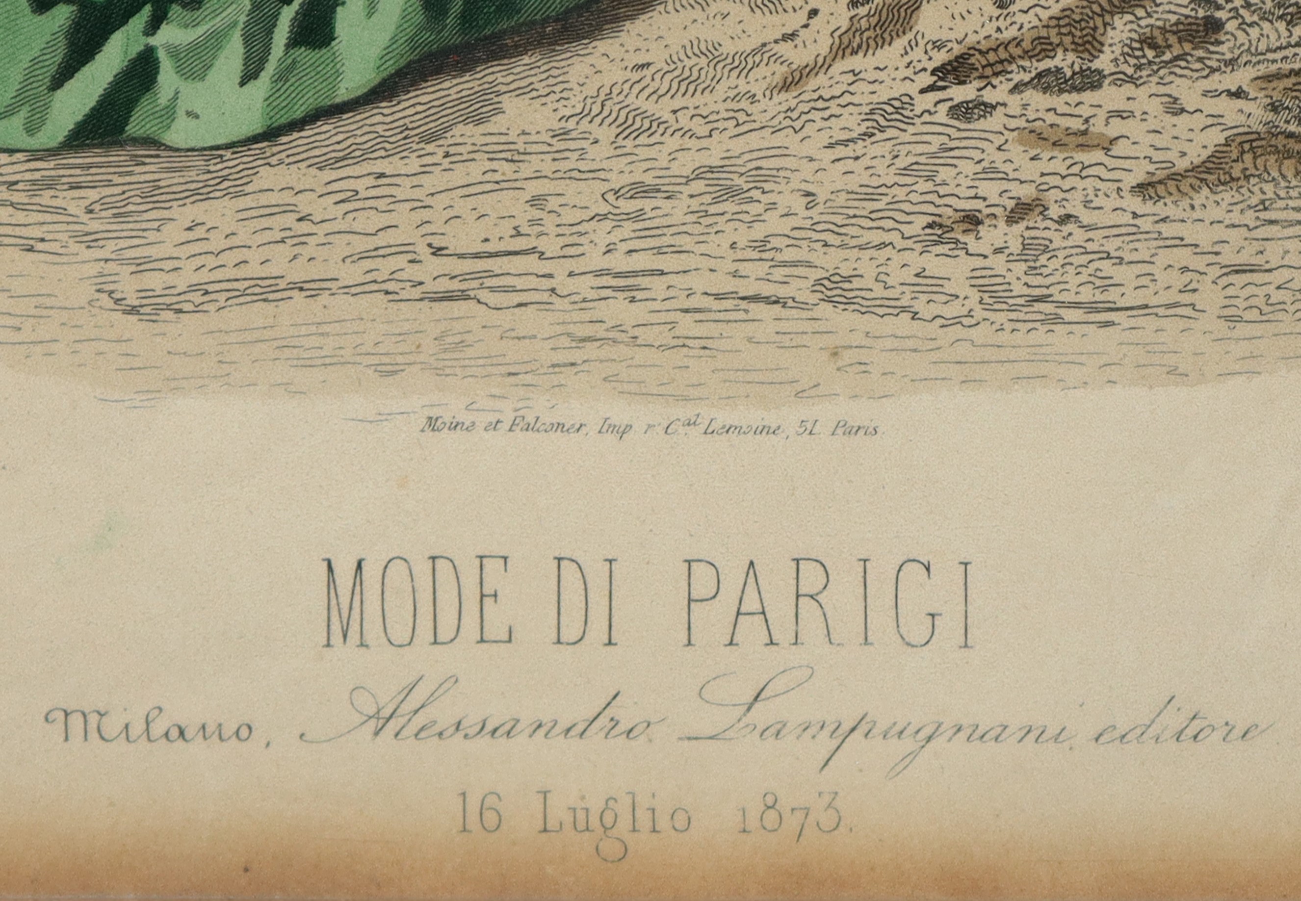 Lampugnani editore, Mode di Parigi (incisione, 1873)