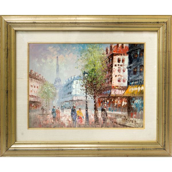 Caroline C. Burnett - Scorcio di Parigi con Tour Eiffel