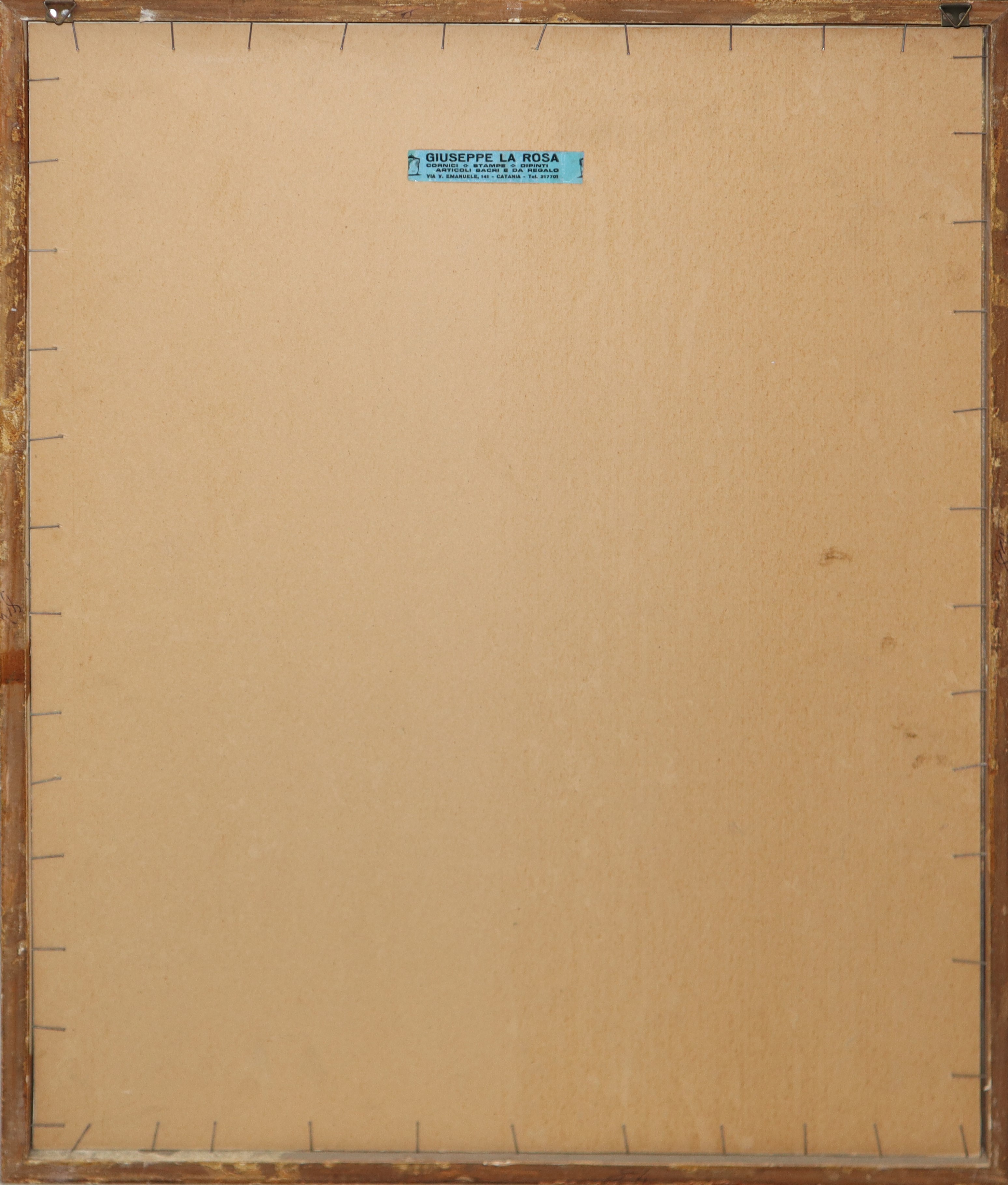 Astratto, nero giallo rosso e blu (XX secolo), h cm 54x41