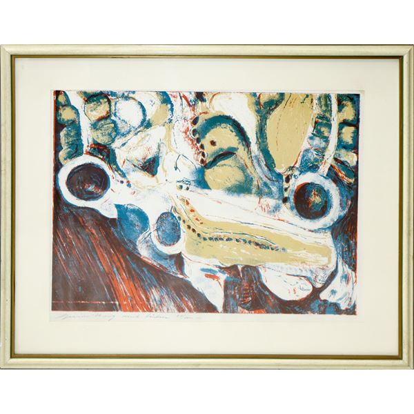 Guido de Waart - Astratto con forme organiche