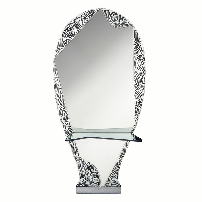 Cristal Art - Specchiera-console anni '70