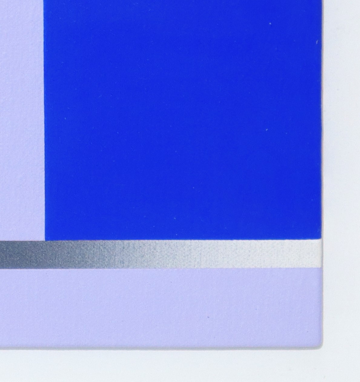 Giuliano Barbanti - Blu diviso, acrilico su tela (1988)