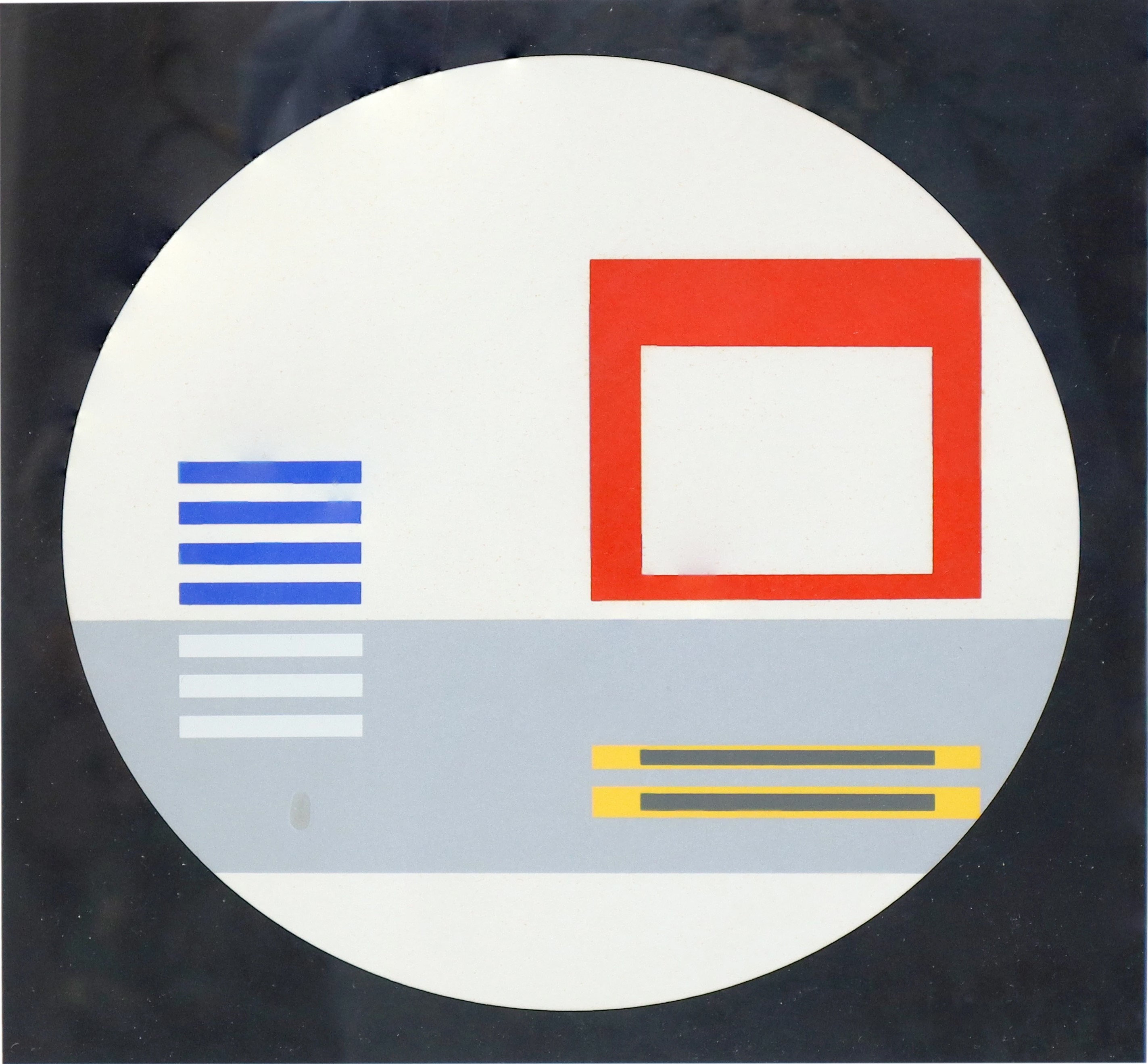 Jean-albert Gorin - Astratto neoplasticista, serigrafia