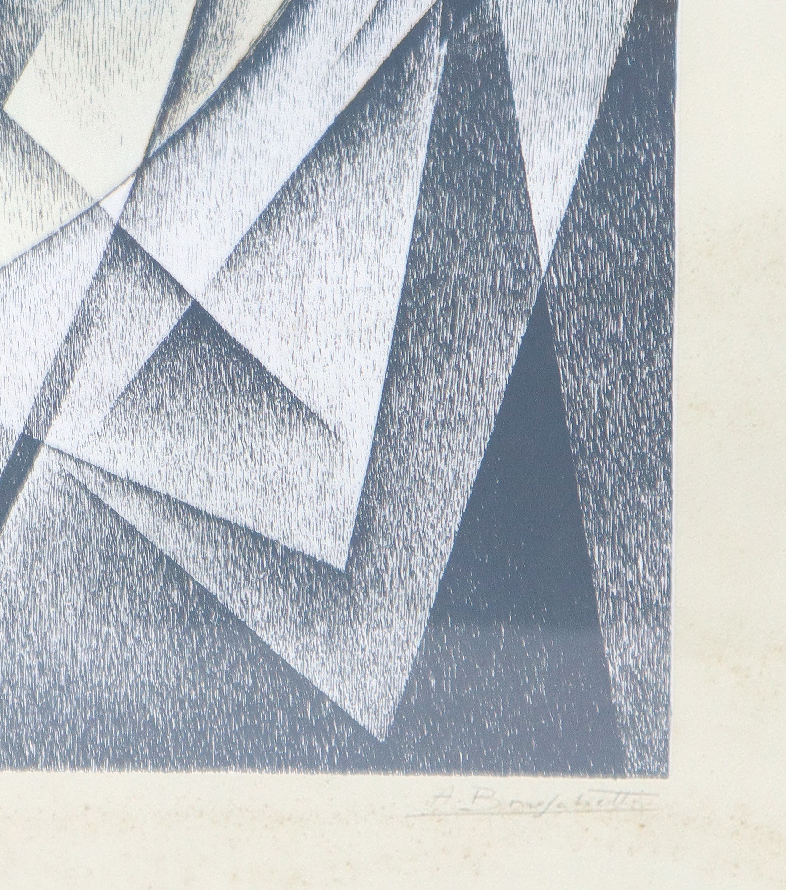 Alessandro Bruschetti - Vortice (litografia)