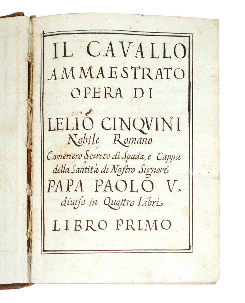 Lelio Cinquini - Il cavallo ammaestrato
