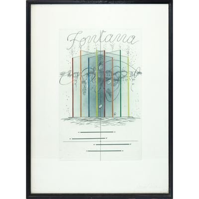 Incisione, Fontana, 1989