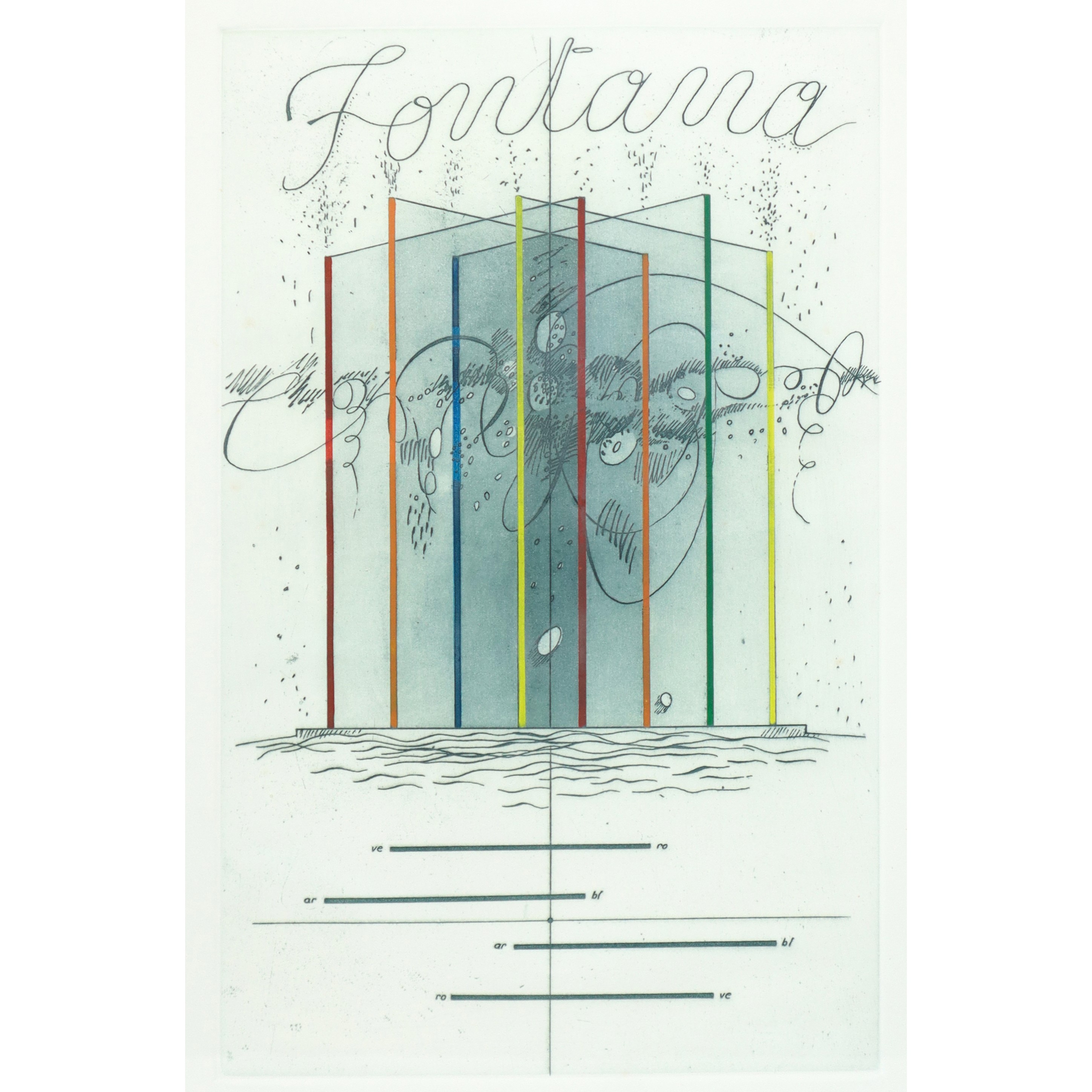 Incisione, Fontana, 1989