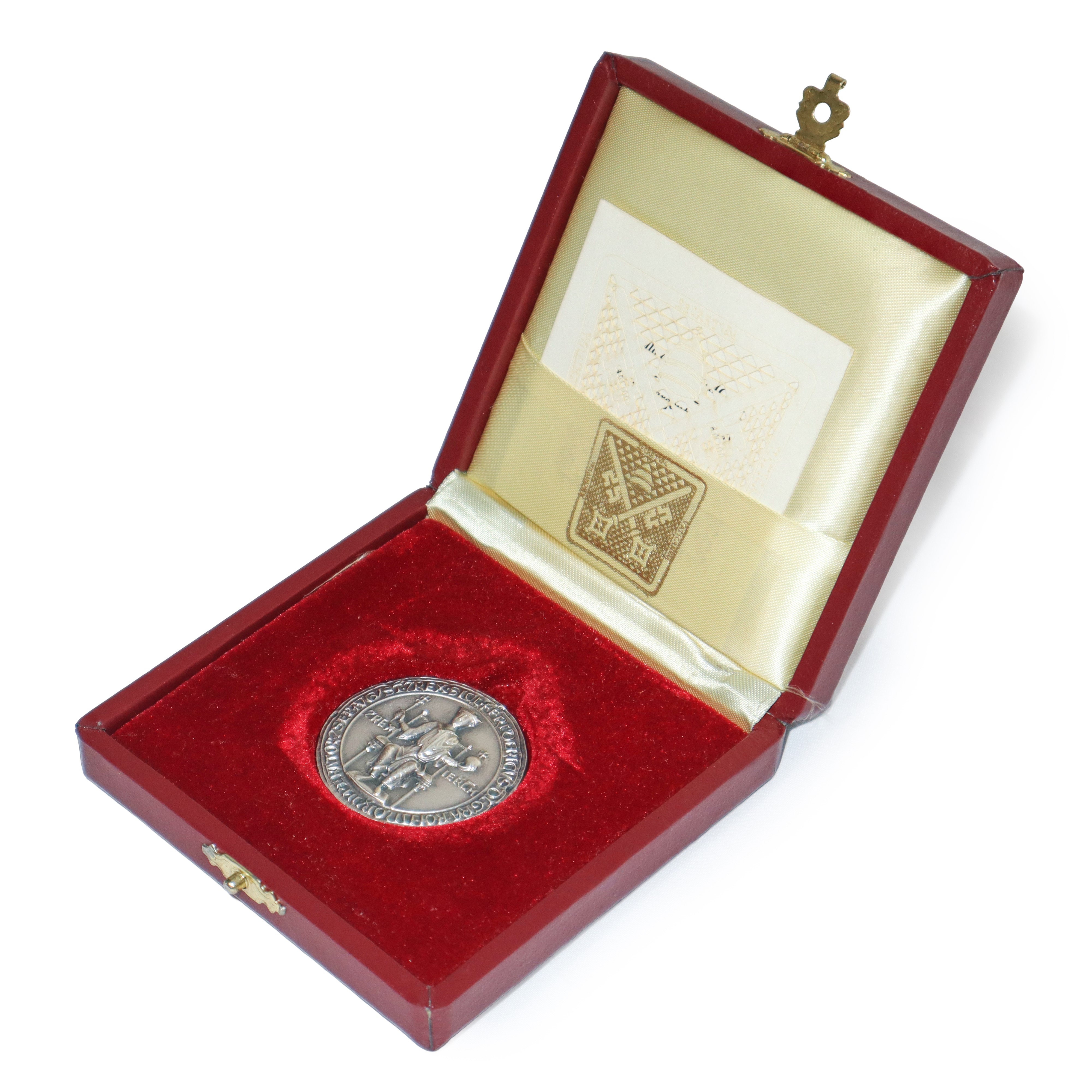 Sigillo di Federico II imperatore (1220-1250), argento 925, riproduzione