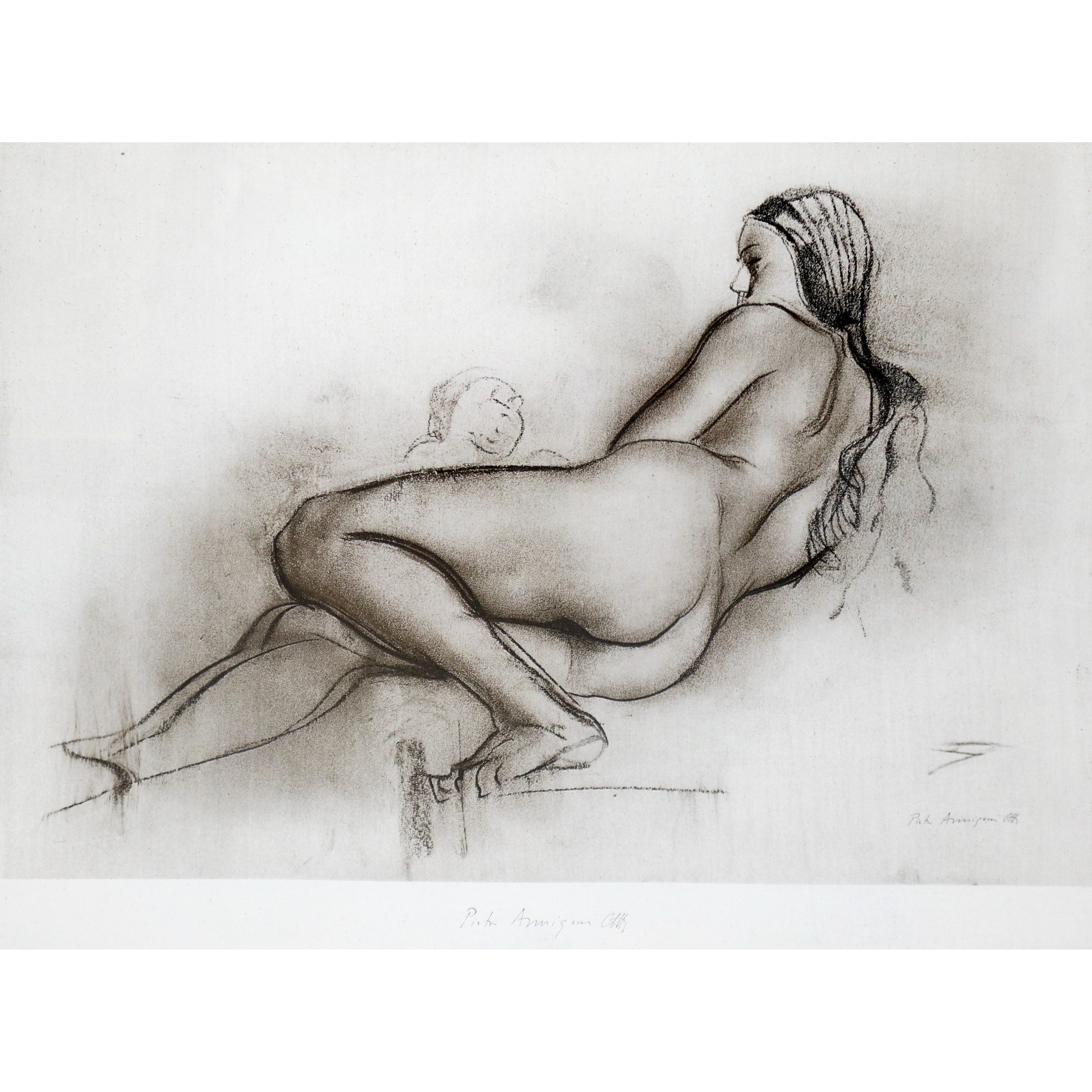 Pietro Annigoni - Nudo di donna