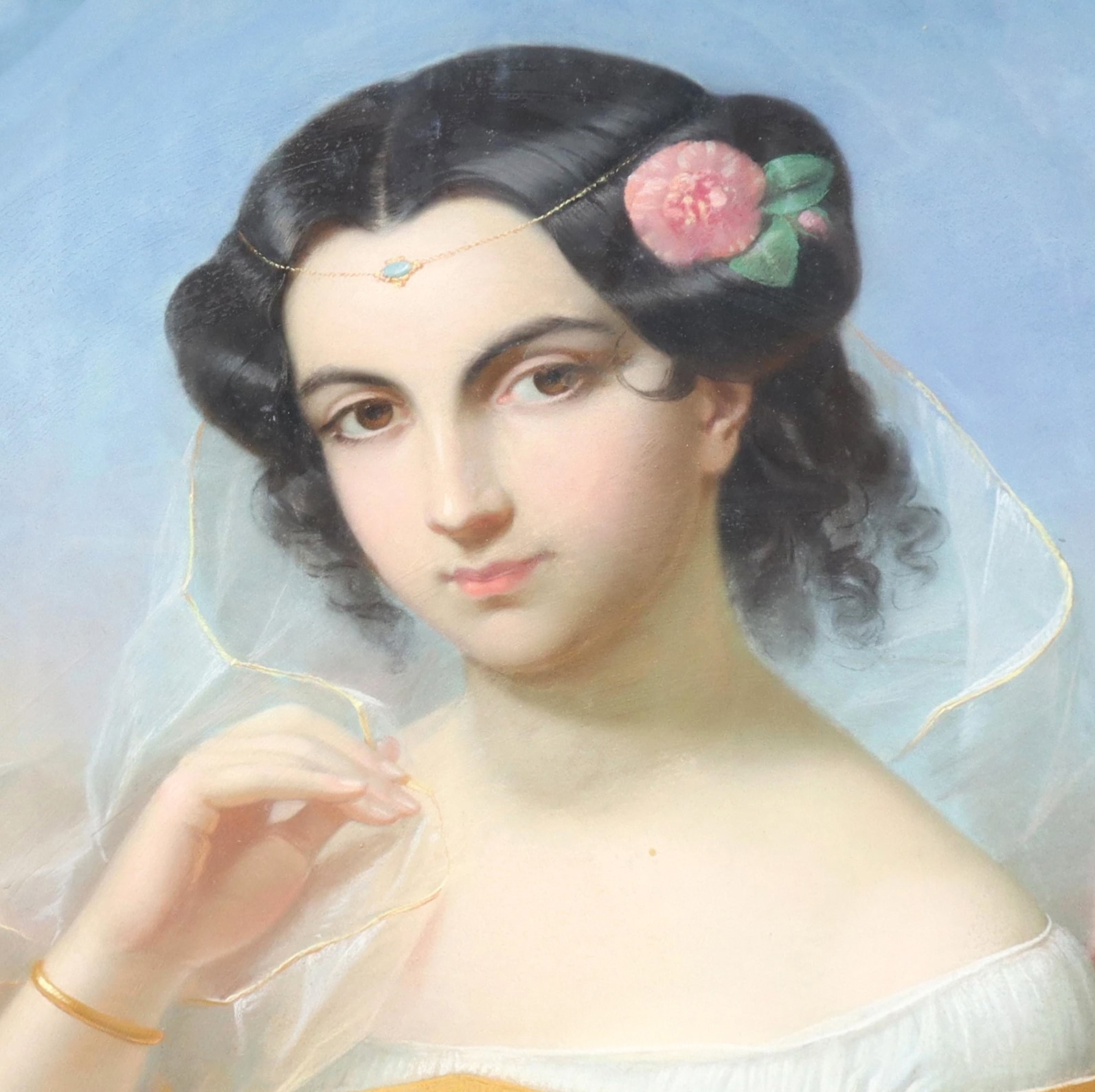 A. Delfosse, Ritratto di dama