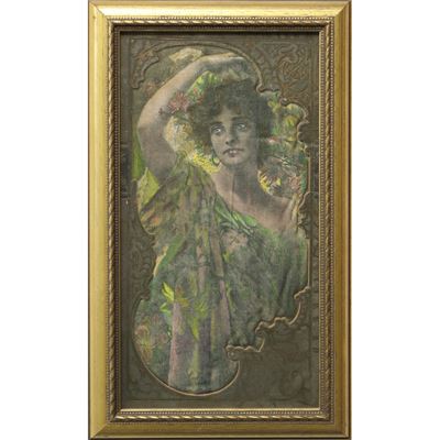 Stampa Art Nouveau - Dama
