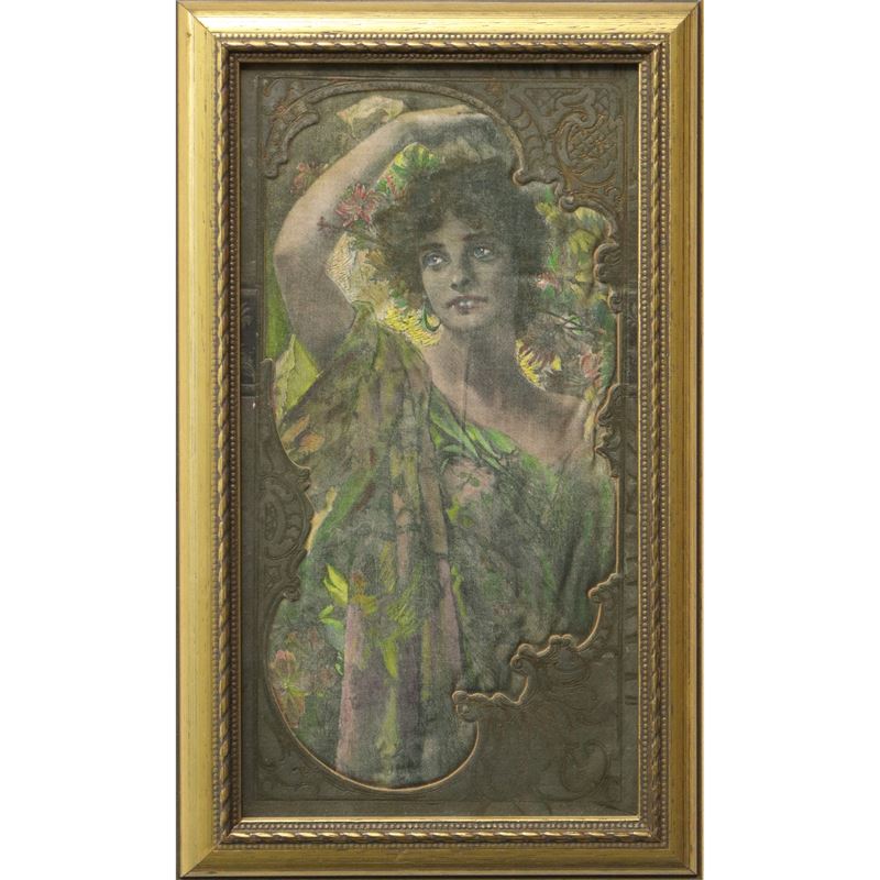 Stampa Art Nouveau - Dama