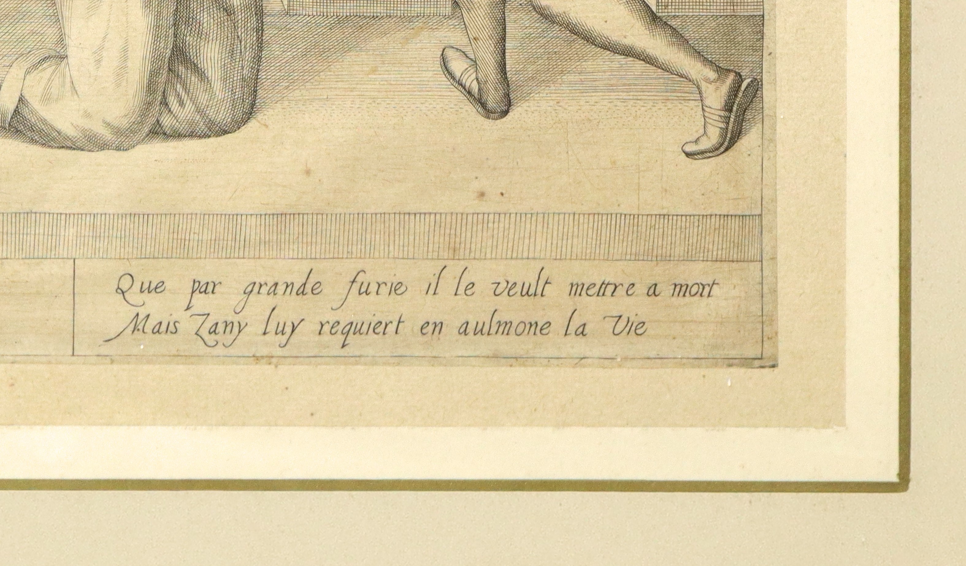 Maestro anonimo francese, Pantalone si scontra con Zany