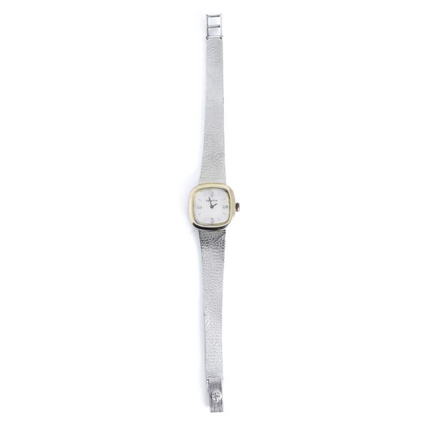 Zenith Orologi - Orologio da donna in oro bianco 750 spazzolato e quadrante in oro giallo