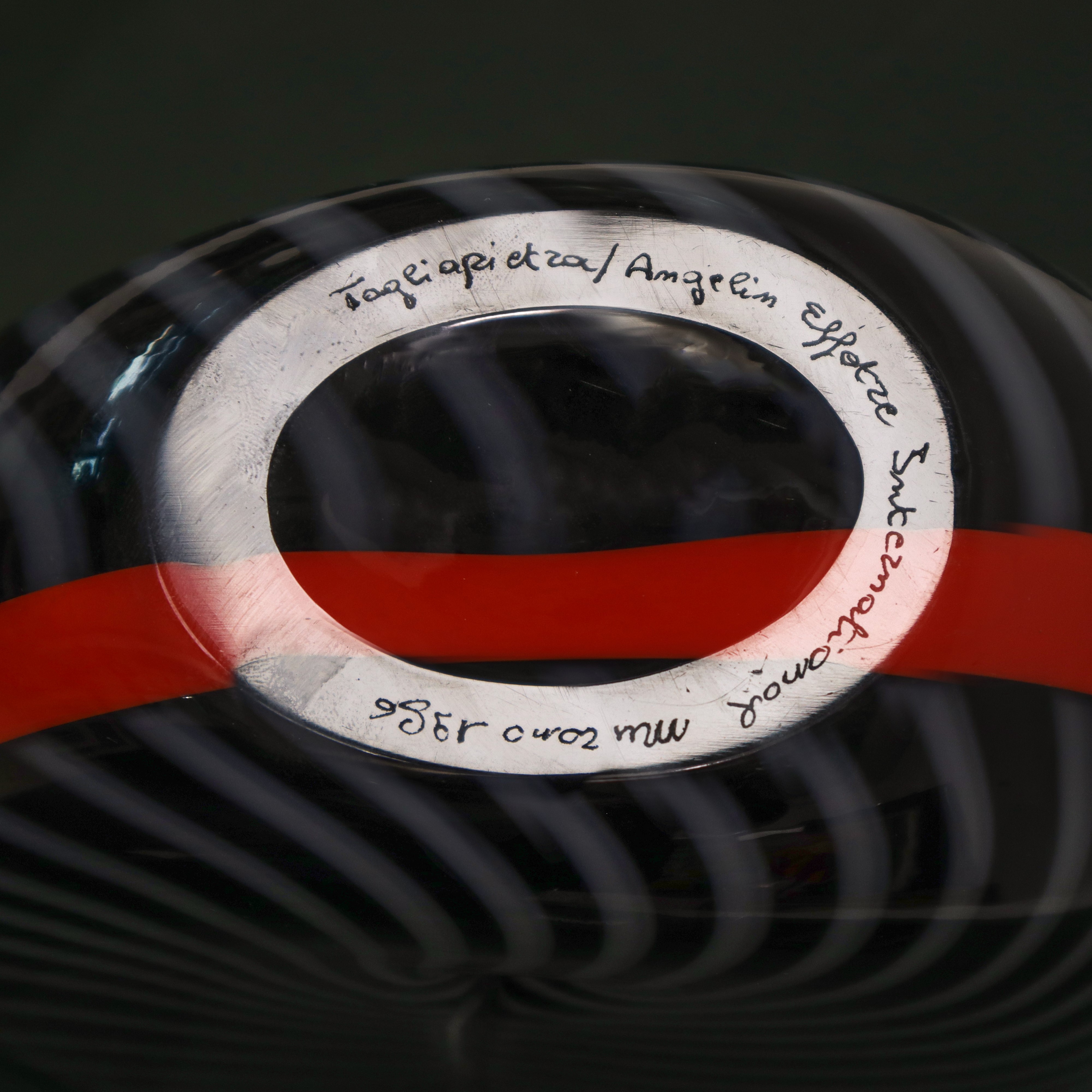 Vaso in vetro di Murano serie "Mogambo"