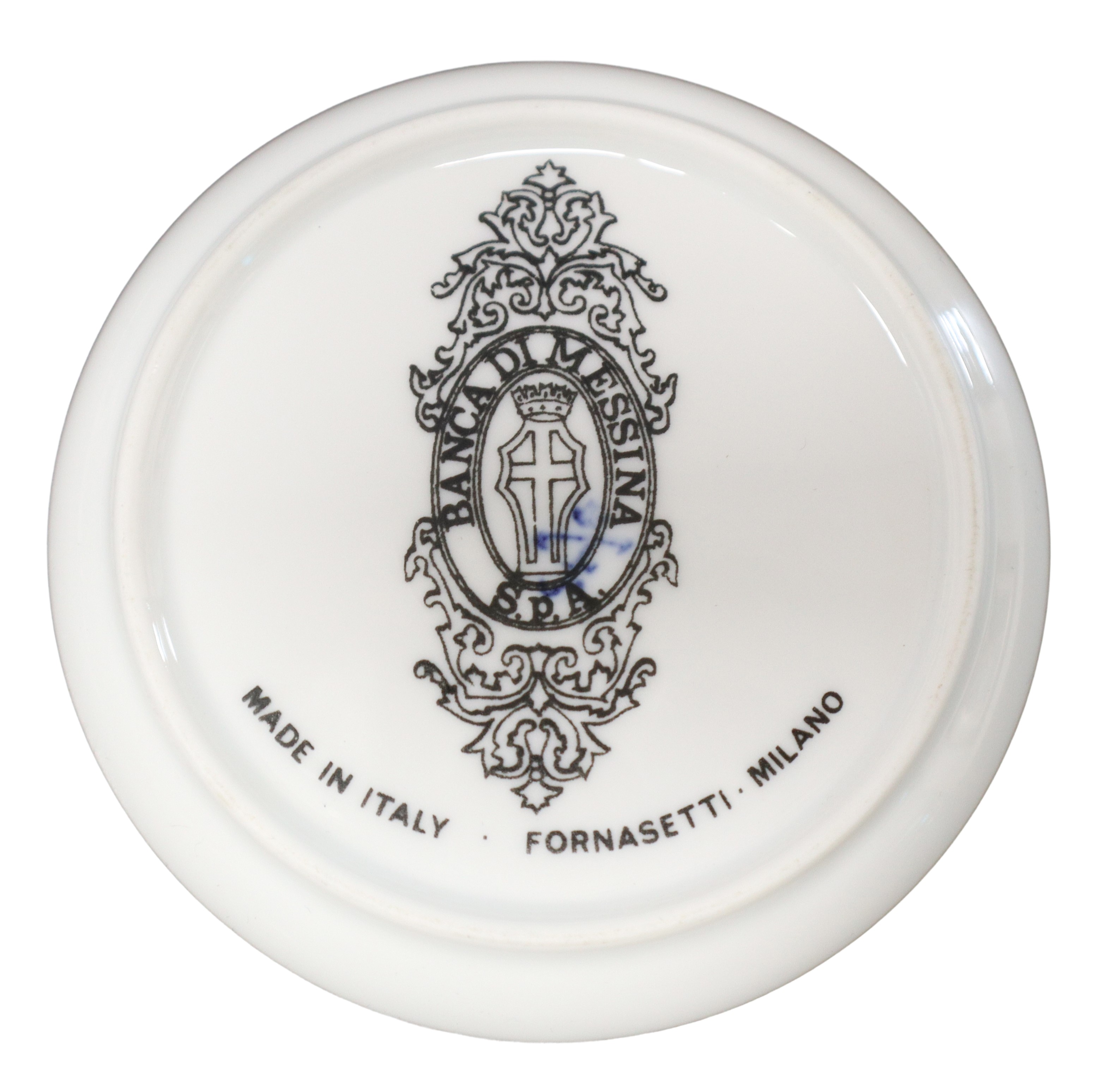 N 6 piattini ornamentali Fornasetti "Banca di Messina"