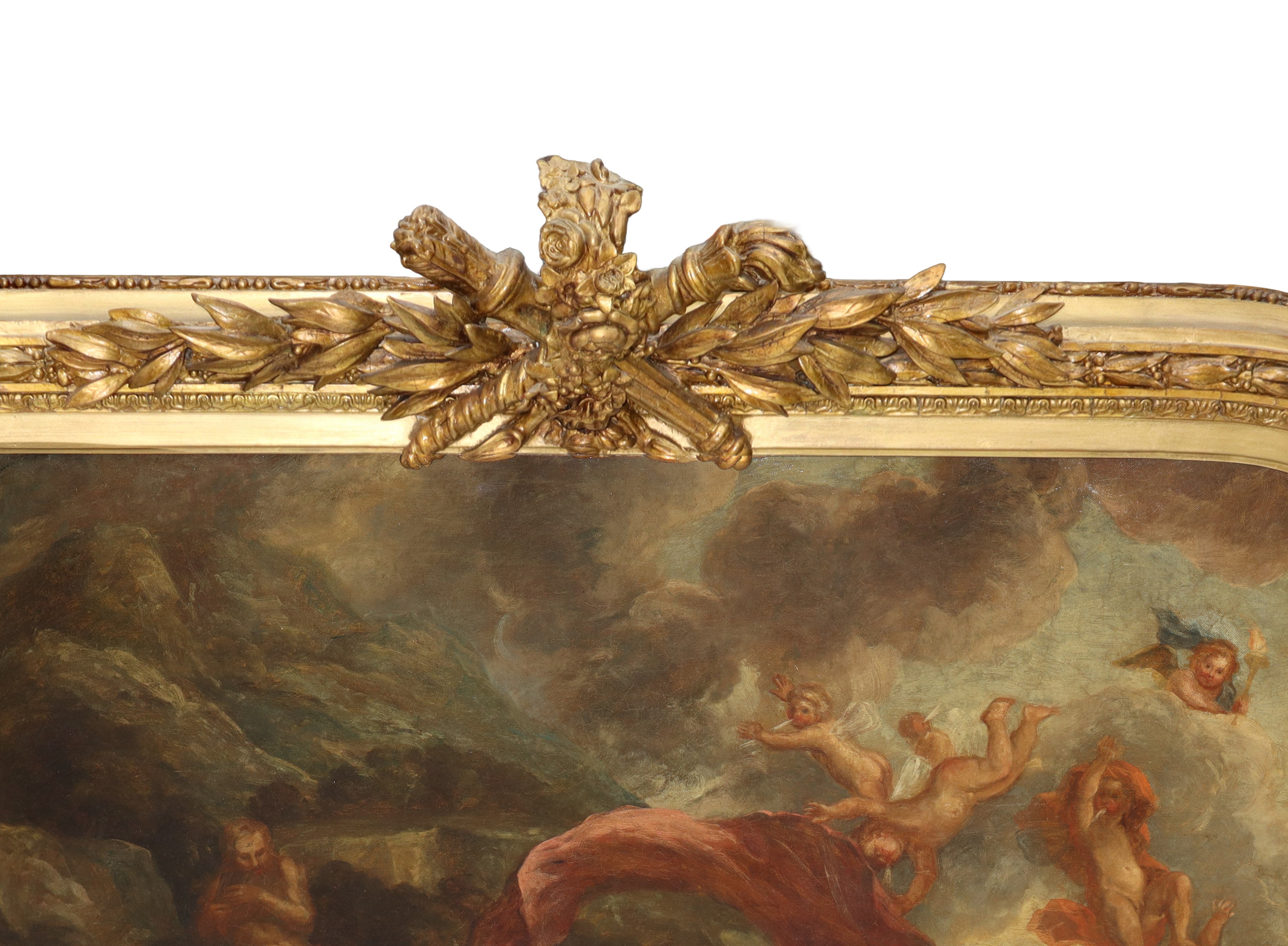 Scuola francese, Trionfo di Galatea, olio su tela