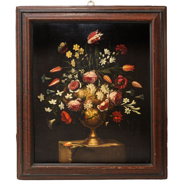 Giacomo Recco - Still life of flowers