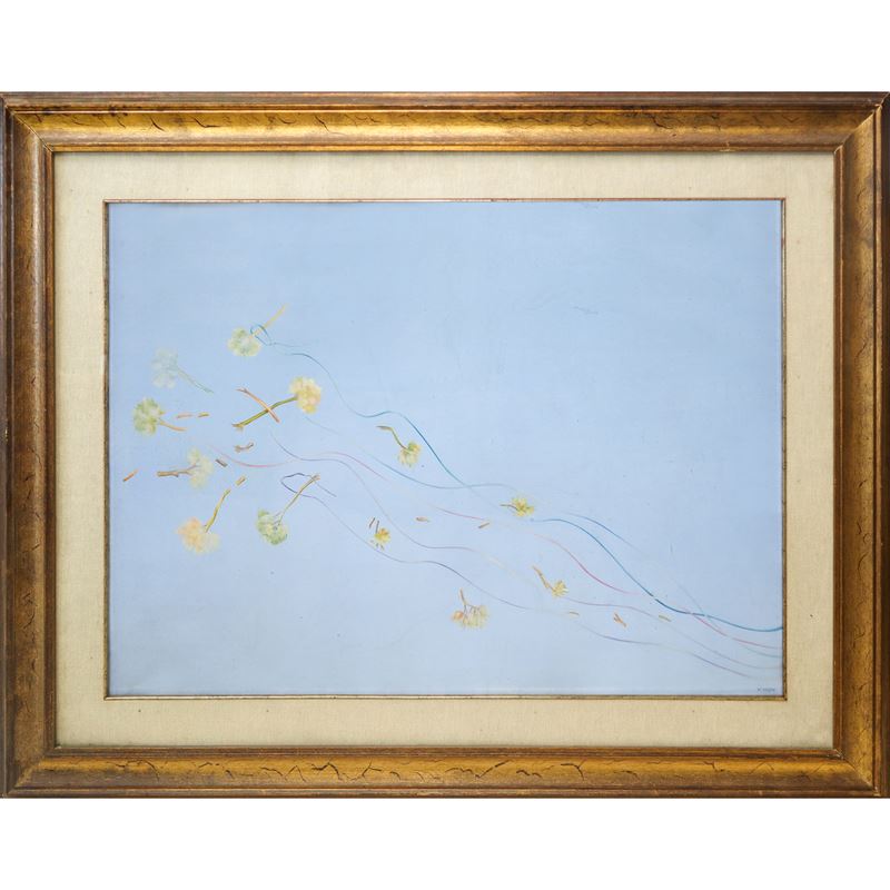 Michele Cossyro - Gli alberi cattivi vanno frustati, olio su tela