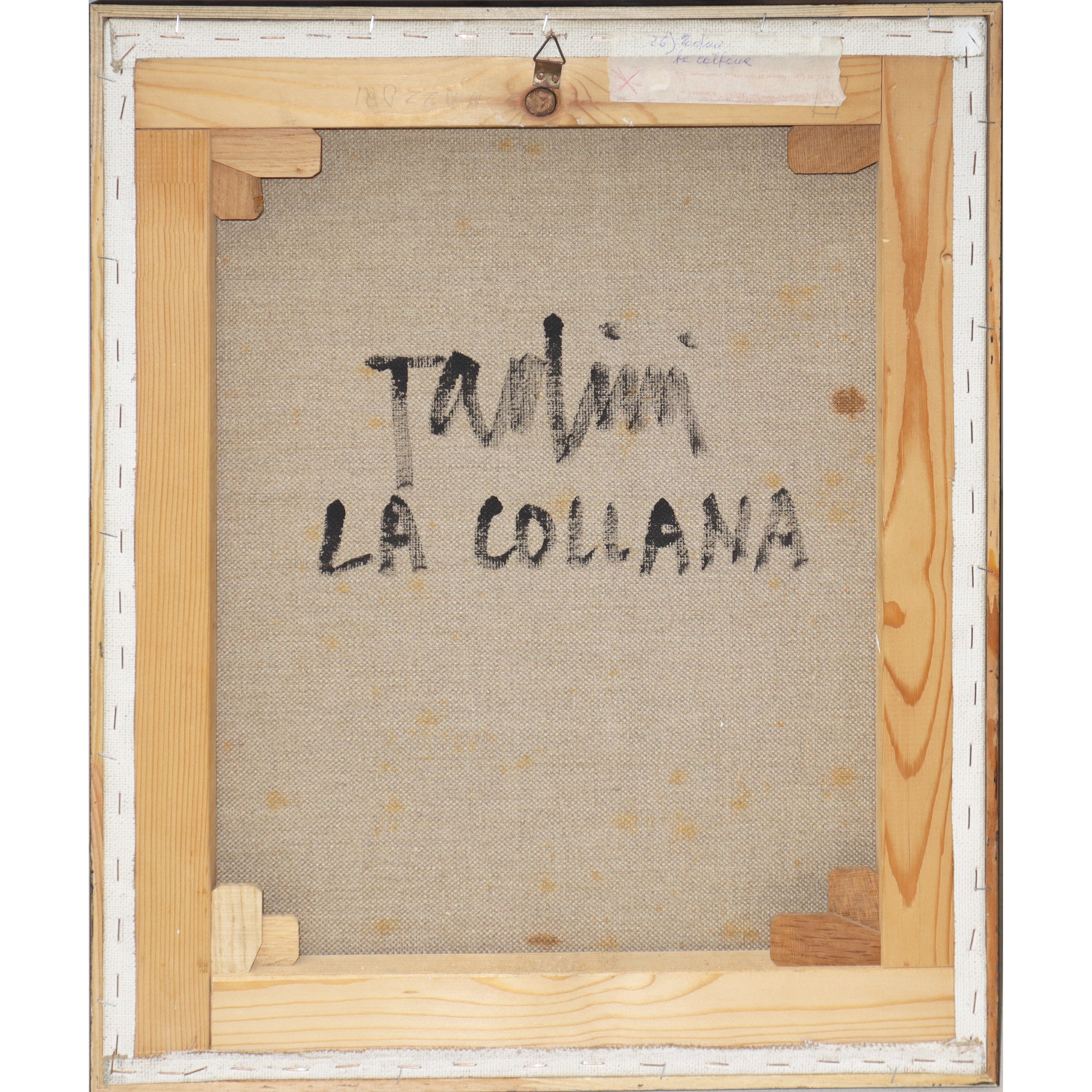 Emilio Tadini - La collana, tecnica mista su tela
