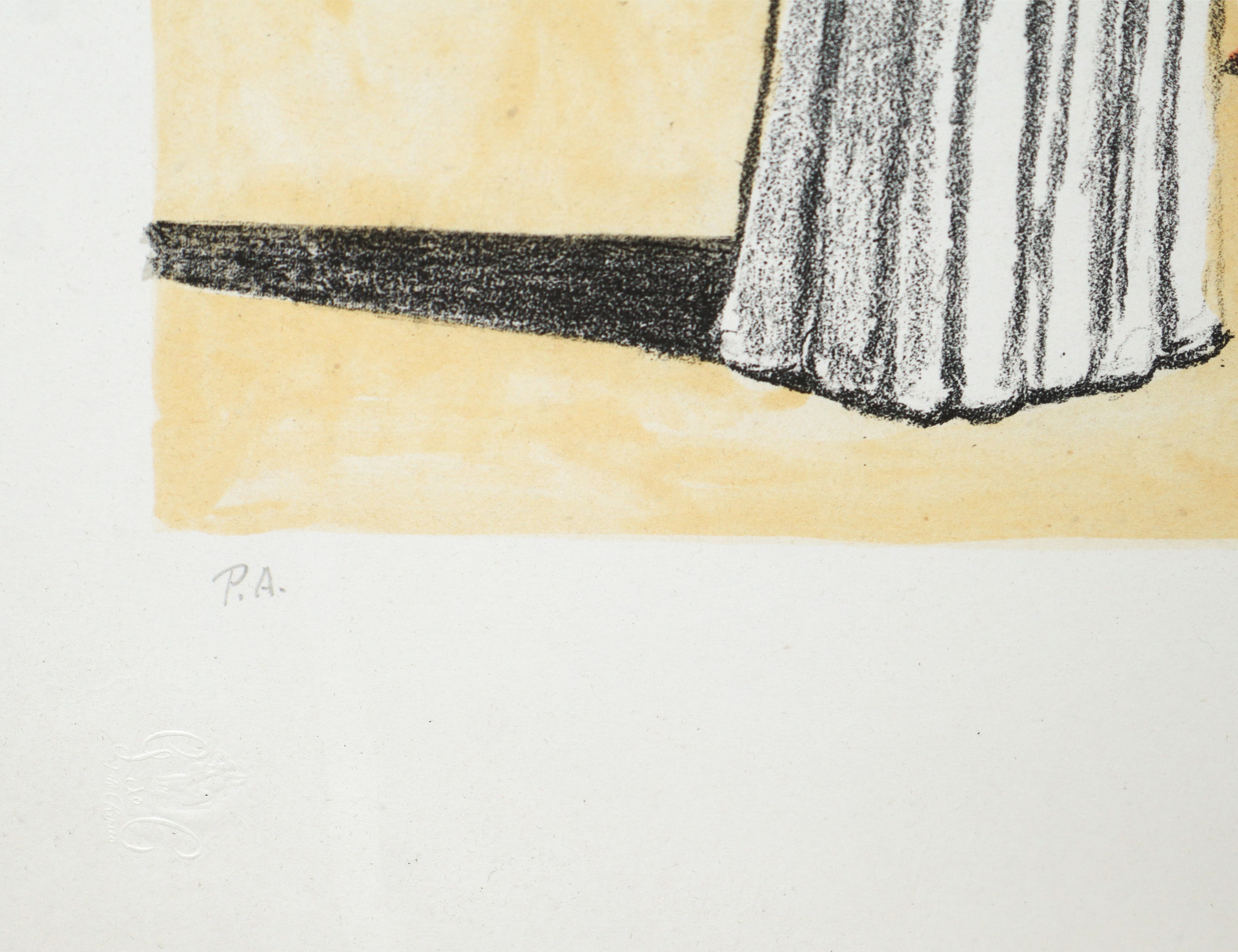 Giorgio De Chirico - La musa della storia (litografia)