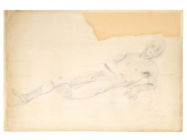 Filippo de Pisis - Nudo disteso