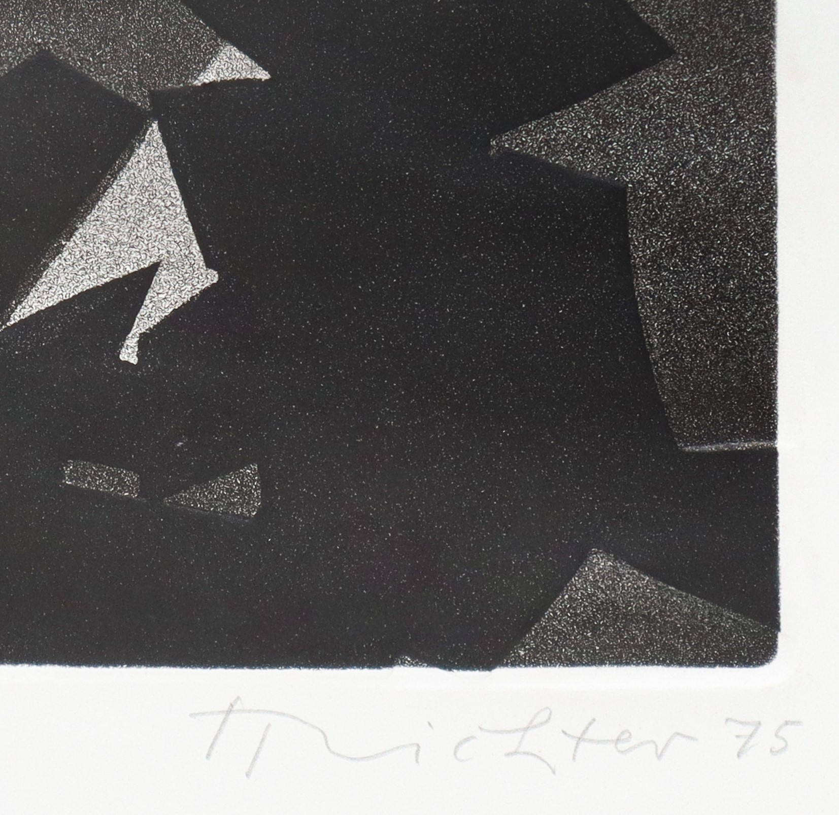 Hans Richter - Senza titolo — incisione, 1975