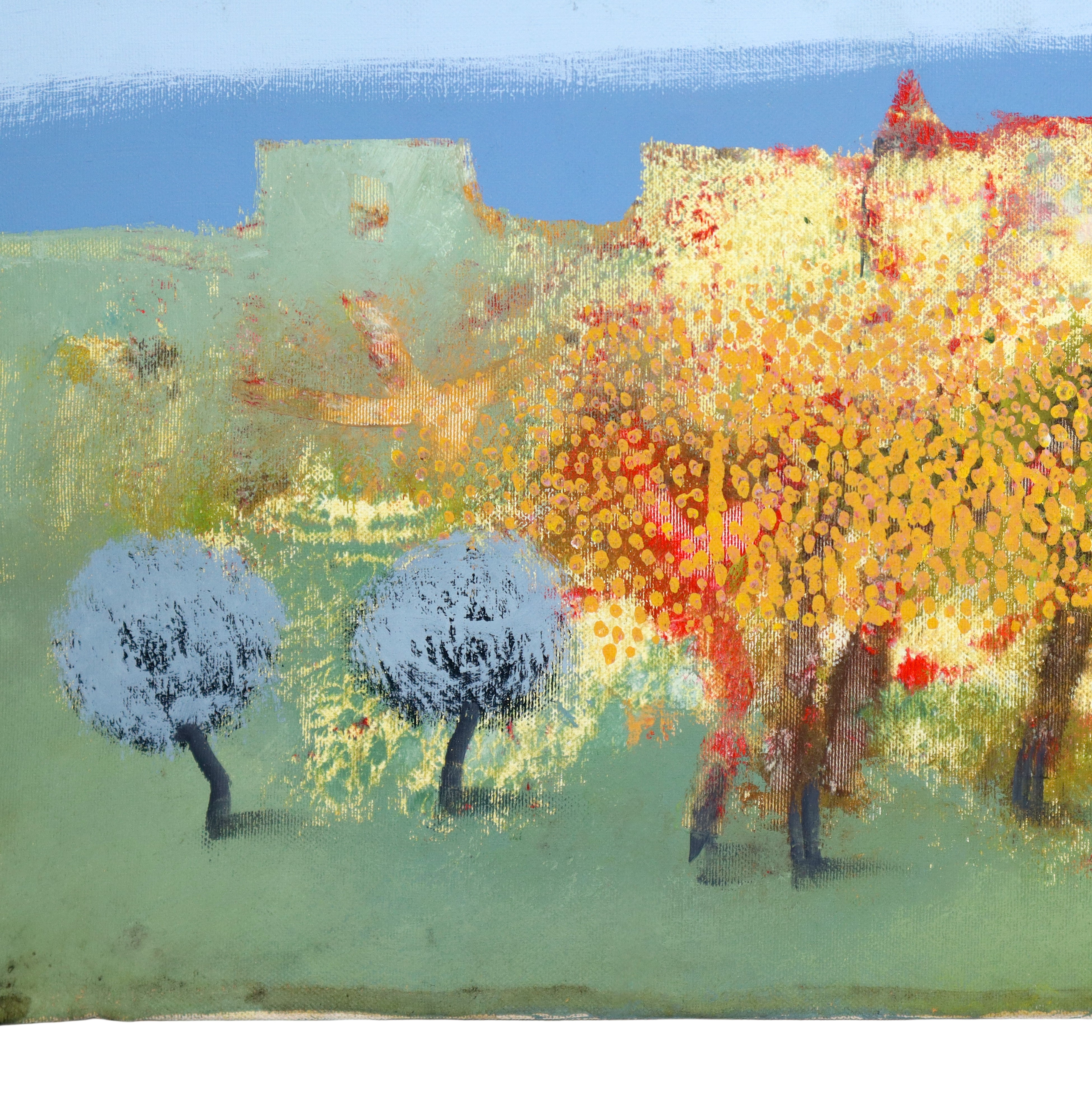 Manlio Bacosi - Paesaggio, olio su tela