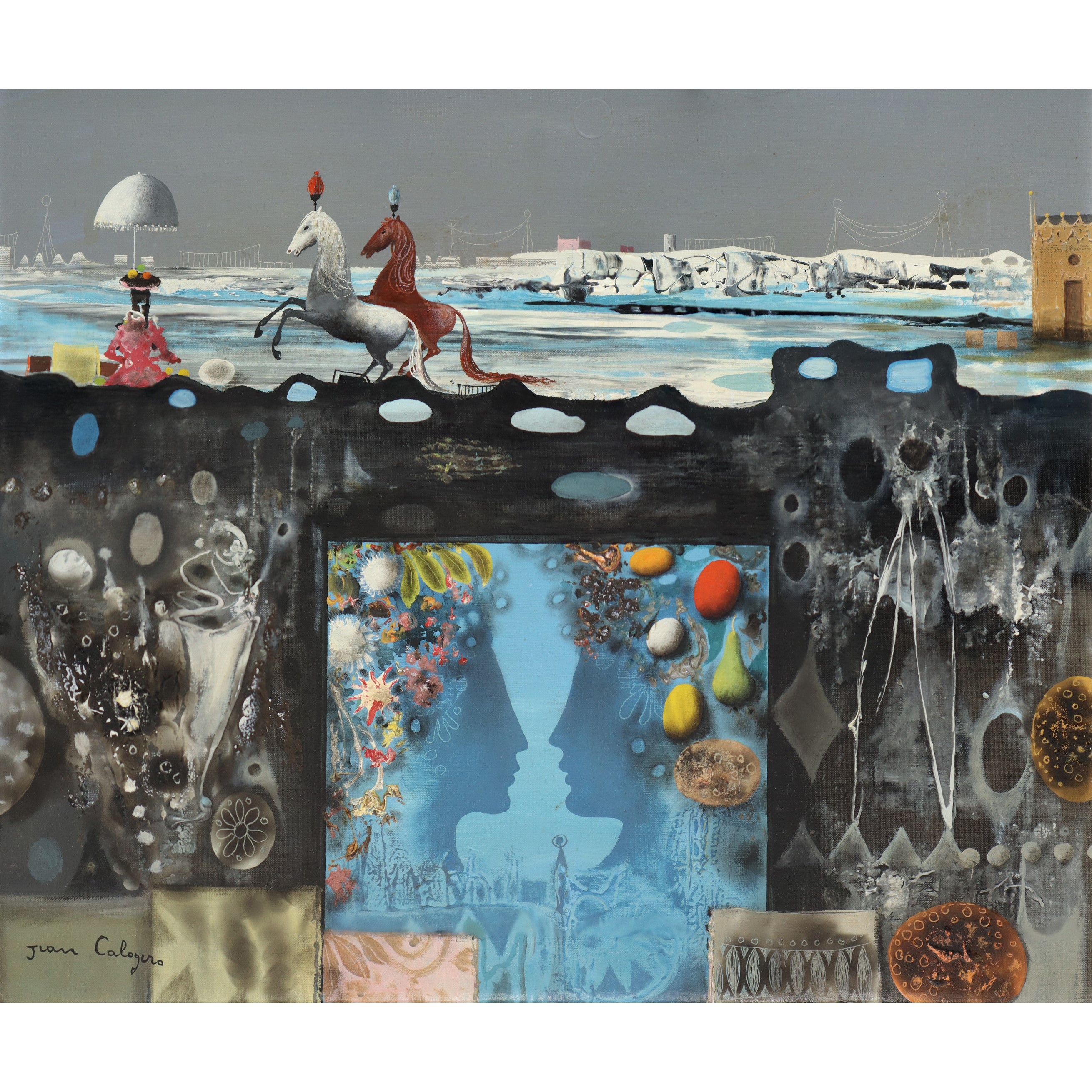 Jean Calogero - Simpatia, olio su tela