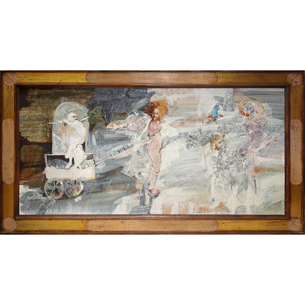 Jules Maidoff - Senza titolo - Composizione con figure