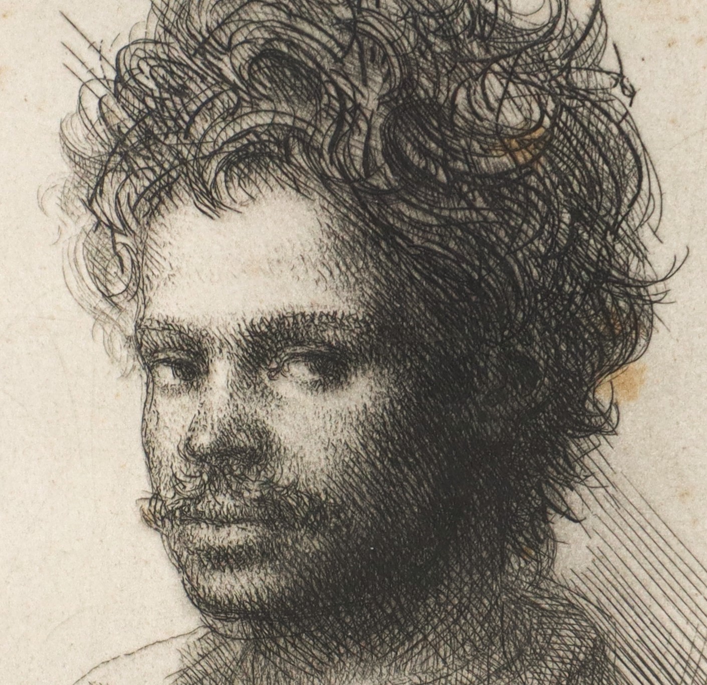 Incisione, Ritratto virile