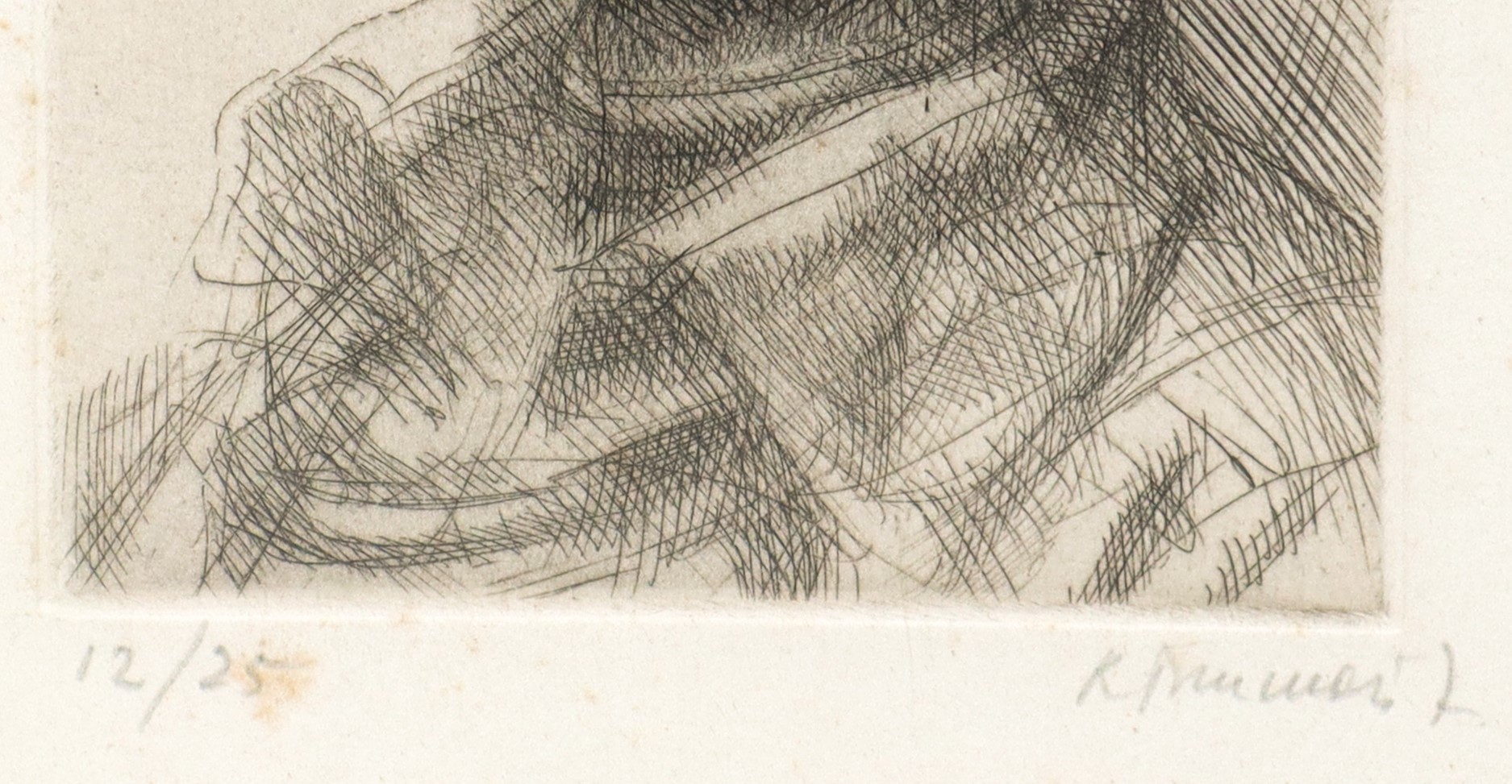 Incisione, Ritratto virile
