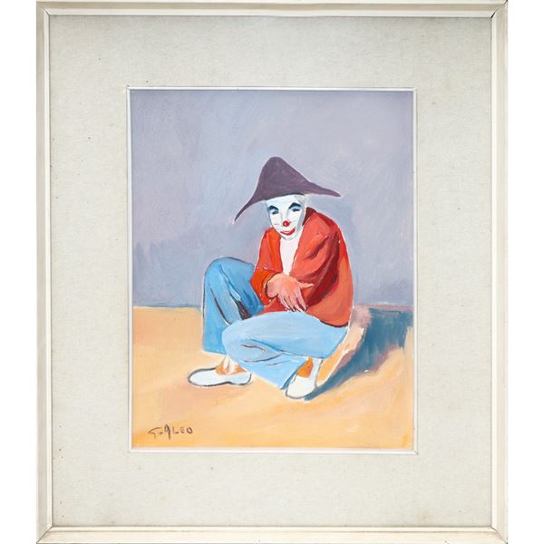 Giuseppe Aleo - Clown accovacciato