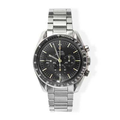 Speedmaster Professional (fondello Straight-Writing) con ippocampo centrale e lunetta nera DON